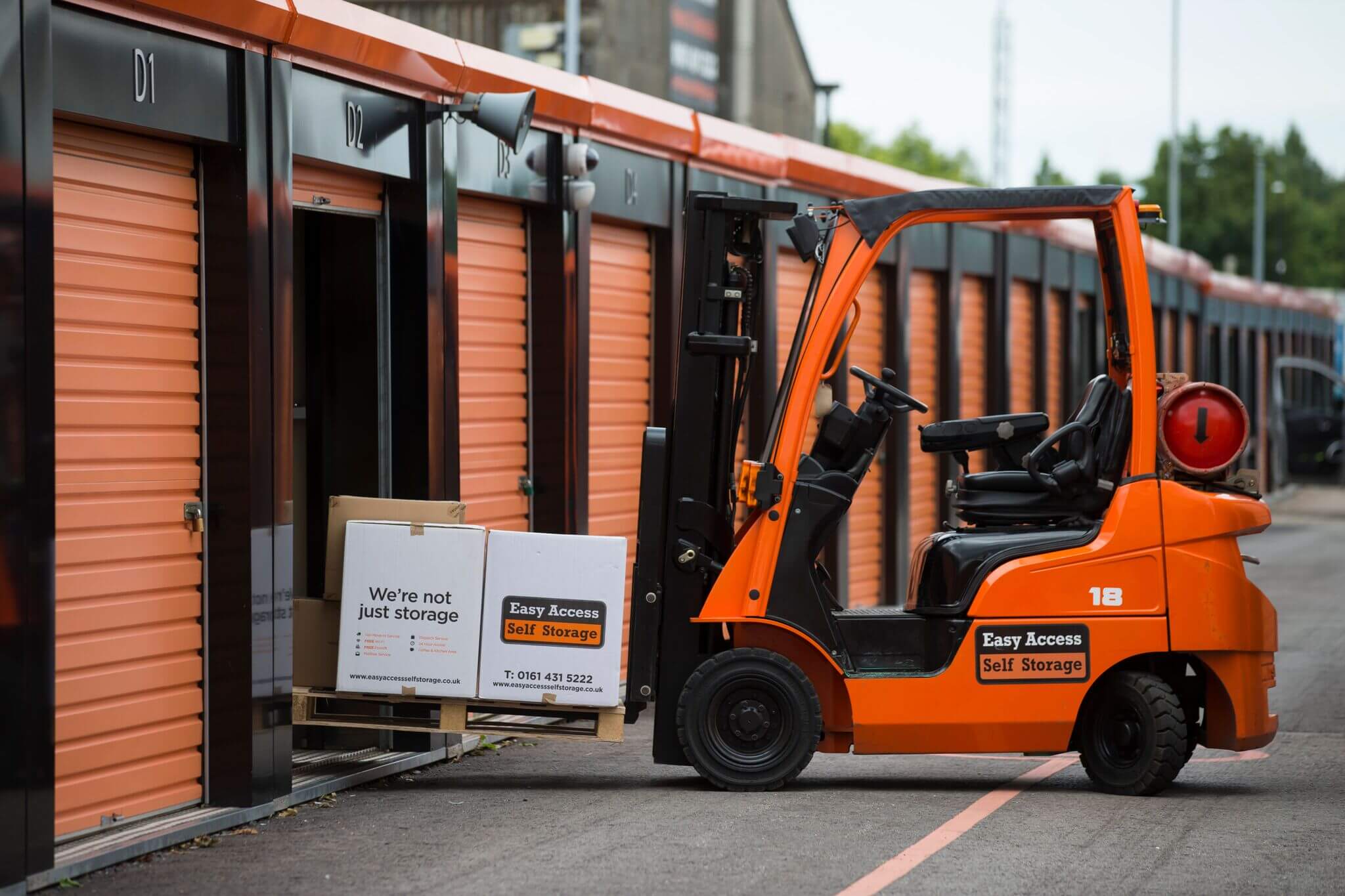 Fork Lift Hire at Easy Access Self Storage